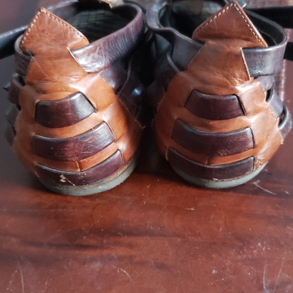 WOMEN'S ITALIAN VINTAGE SANDALS - Picture 4 of 7
